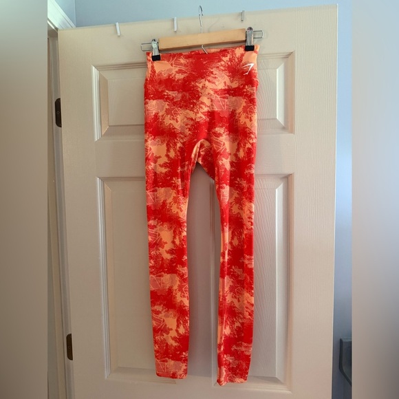 Gymshark Pants - Gym Shark Orange Training Leggings